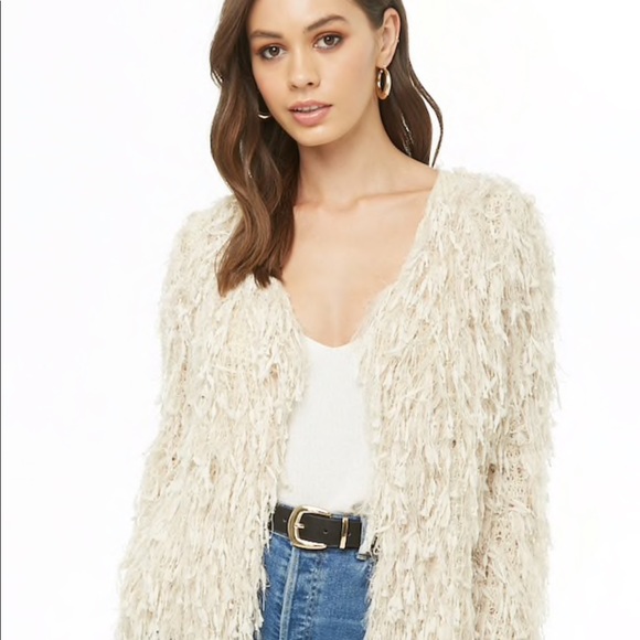 Coats | Shaggy Fringe Cardigan | Poshmark